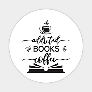 Books & Coffee Magnet